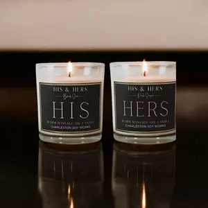 His & Hers Massage Oil Candle