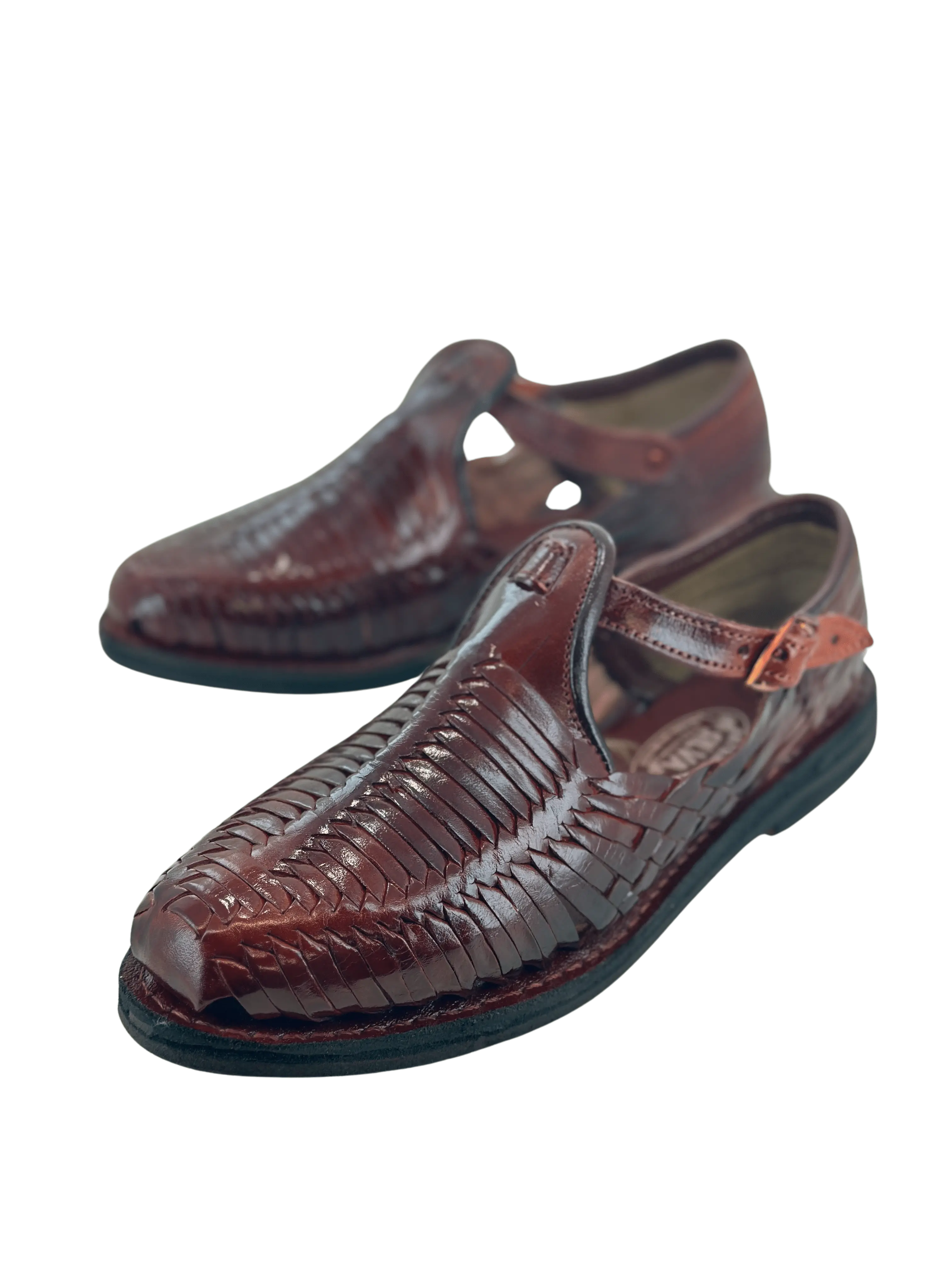 Men's Tejido Vanesa Buckle Leather Sole Huarache