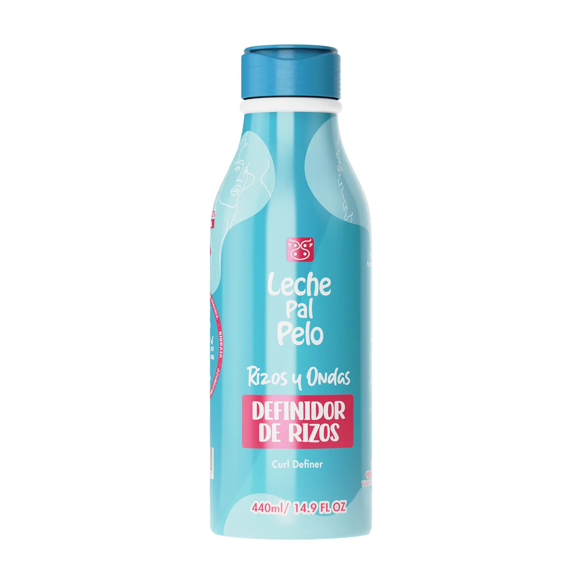 Leche Pal Pelo Curly and Wavy - Curl Definer - Styling Cream with Jojoba Oil, Aloe Vera - Hair Cream for Curly and Wavy Hair - Paraben Free - 14.9 oz