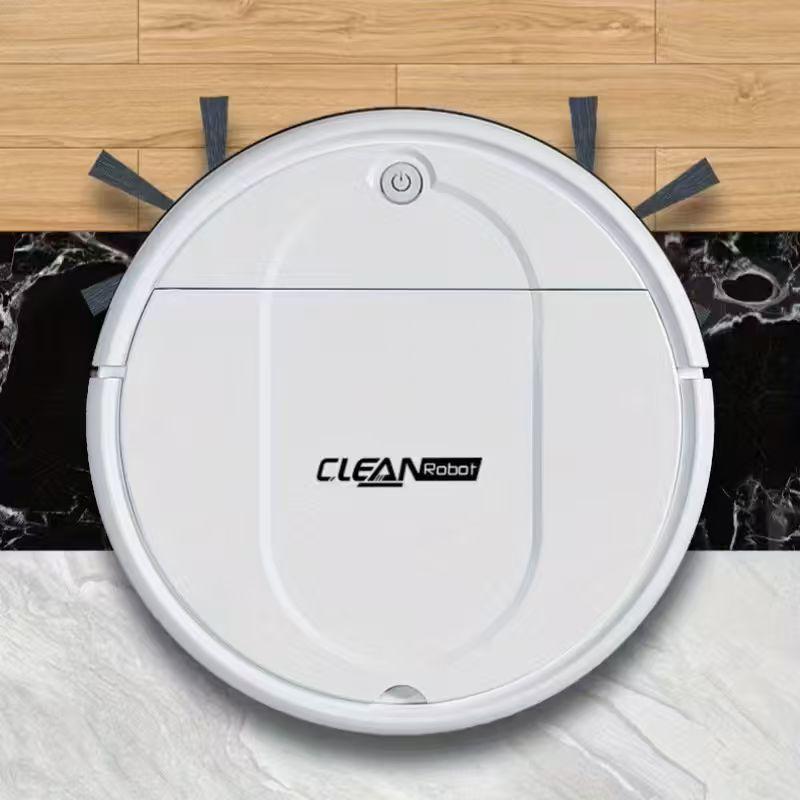 Basic Robot Vacuum – No App | No Mapping | Super Affordable, Robot Vacuum Cleaner 3-in-1 for Mopping Sweeping Advanced Obstacle Avoidance Ultra-Thin Design Ideal for Pet Hair Hard Floor Daily Cleaning Long Running Time（White）
