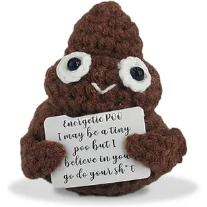 Funny Gifts Positive Mini Poop Cute and Funny White Elephant Gift Suitable for Birthday Christmas Gag Gifts (Fat)