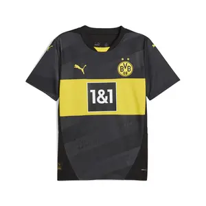 PUMA Mens Bvb Away Jersey Replica Casual - Black PUMA Mens Bvb Away Jersey Replica Casual - Black