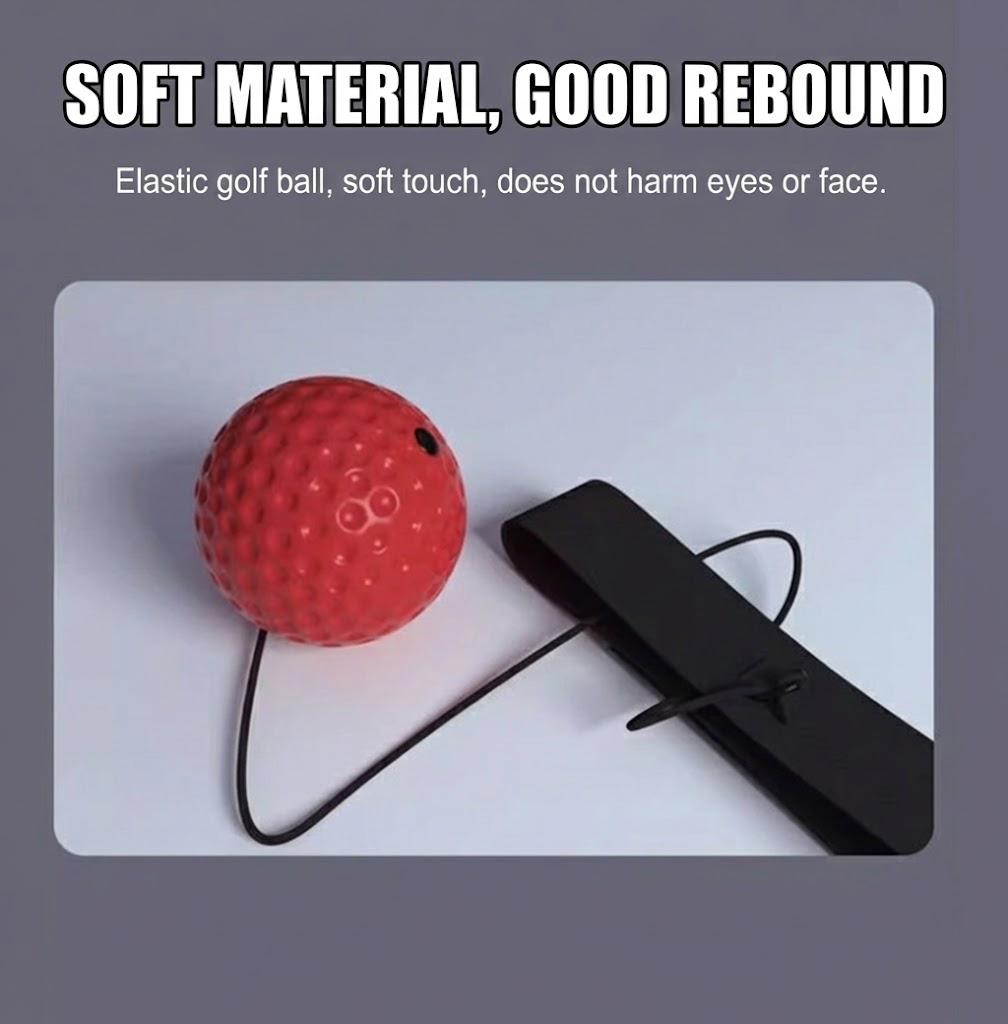 Boxing Reflex Ball with Adjustable Headband- Speed & Reaction Training Tool to Improve Hand-Eye Coordination.The Ideal Sport Gift for Men, Boyfriends & Family Fun at Home