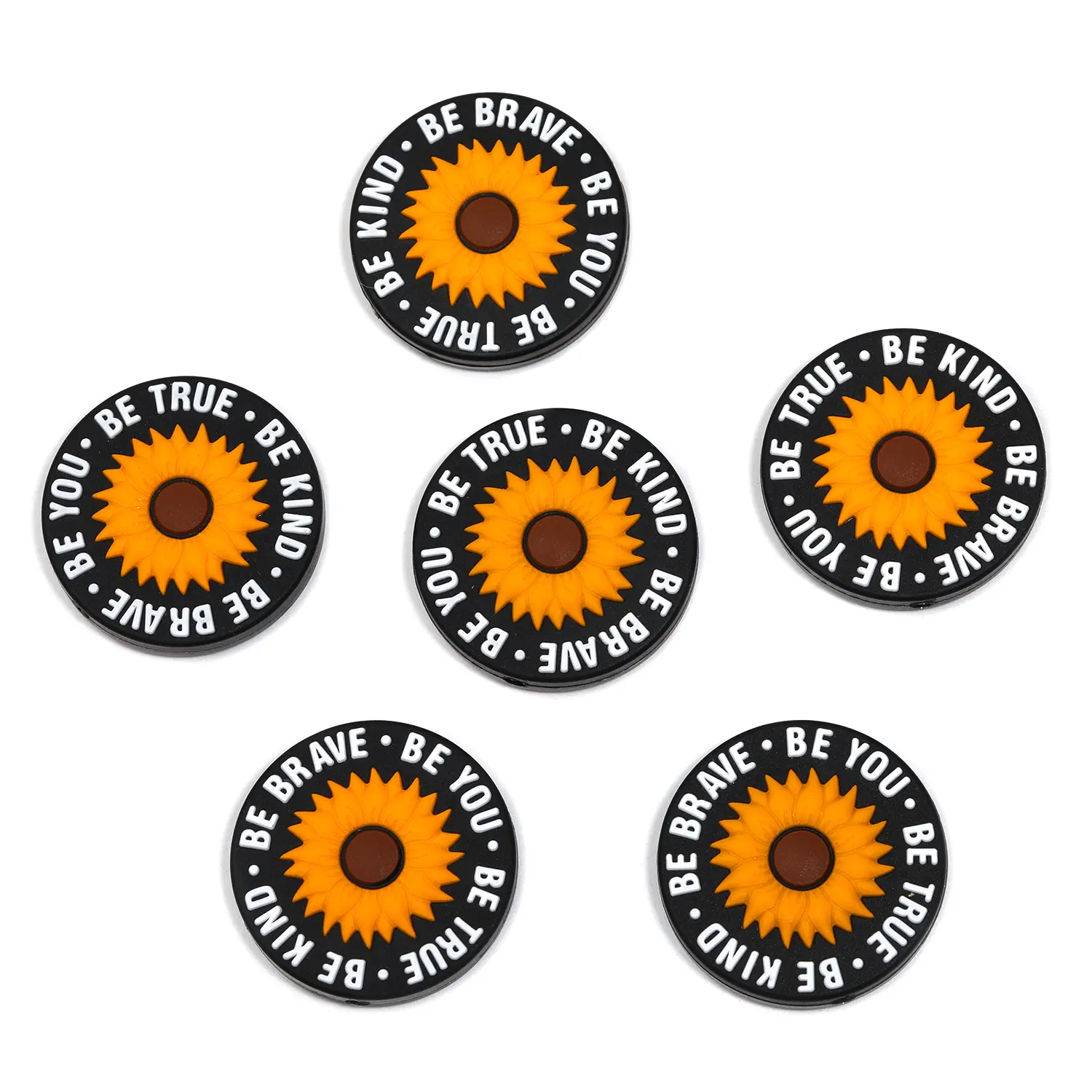 144. HX348009 10PCS Sincere, kind and brave