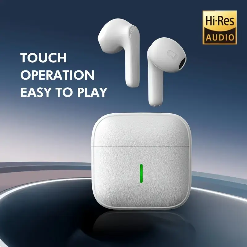 Anime Theme Wireless In-Ear Earbuds - Noise Cancelling Wireless Headphones, HD Audio, Extended Listening, Lightweight Eases Long Wear, Plastic Feels Light and Comfy, Compact Dual Stereo, Touch Controls, USB Charging, for Gym & Game Use