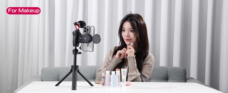 Ulanzi Magnetic Selfie Light LM19, LED Fill Light Compatible with Magsafe, LED Selfie Ring Light