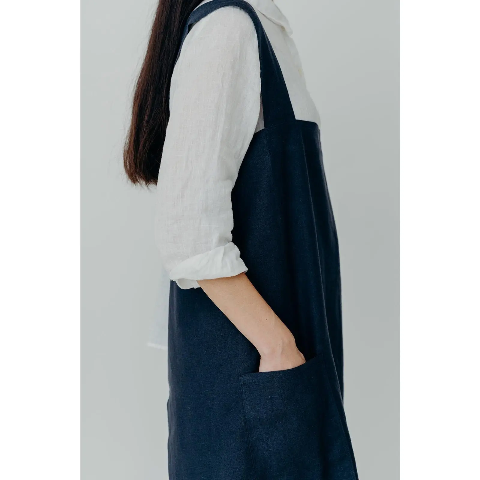 Block Smock Japanese Apron