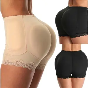 Padded Butt Lifter Shapewear Push-Up Panties Body Shaper Briefs Fabric Fit Breathable Elastic Seamless Clothes Stretchy