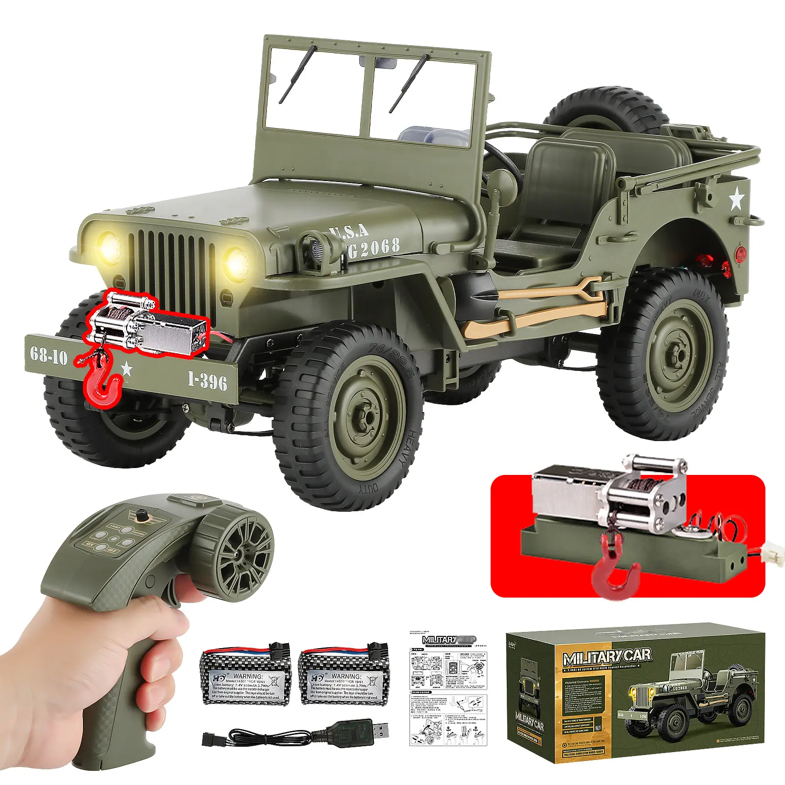 Add electric winch