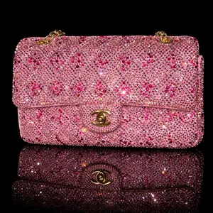 Luxury Glam Couture / Evening Statement Bag / Crystal Embellished