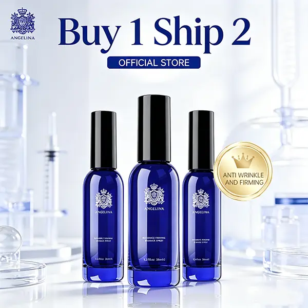 Angelina S19 Triple Peptide Essence Spray, Anti-Wrinkle Hydrating Mist for Skin Barrier Repair, Elasticity & Plumping, 3-Count Value Pack (36ml), Moisturizer, Unwrinkle Spray, Facial Mist, Plump Skin, Anti-Aging