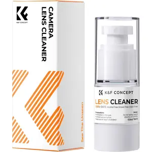 K&F CONCEPT Spray and Microfiber Lens Cleaner Care Kit, Non-Flammable Camera Lens Cleaner and Digital Sensor Cleaning Solution,for Coated Lenses, Binoculars, Scopes, Cameras, and Glasses