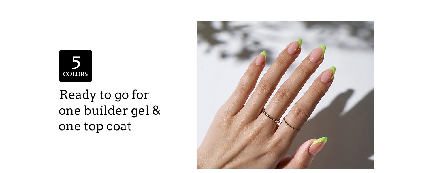 BTArtboxnails XCOATTIPS Press on Nails - 150pcs Brighter pastel Short Square or Almond or Coffin French Tips, Peach base Soft Gel False Nail, Soak Off Acrylic Fake Nails Extensions