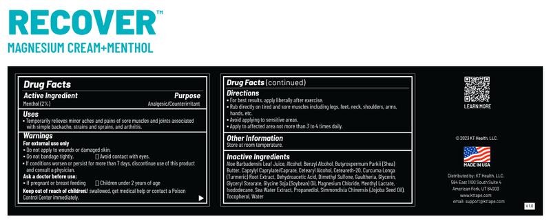 KT Health Magnesium Creams - Activate Muscle Care with Arnica to Warmth Up Muscles + Stiffness Relief - Recover Cools and Relaxes Post Workout Performance Warming KT Health Magnesium Creams - Activate Muscle Care with Arnica to Warmth Up Muscles + Stiffness Relief - Recover Cools and Relaxes Post Workout Performance Warming