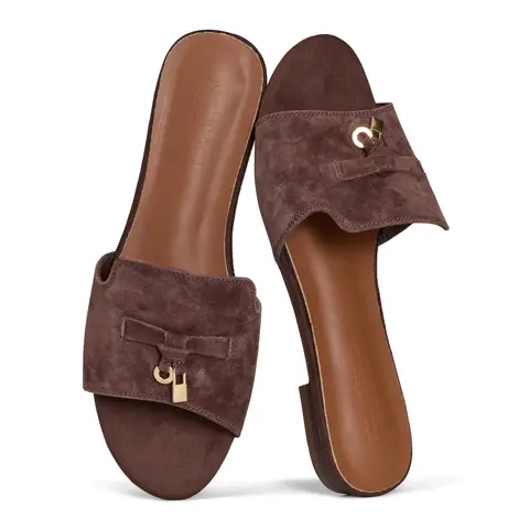 Project Cloud Women's | Genuine Leather Sandals Women Dressy | Memory Foam | Lightweight | Non-Slip - Cannes