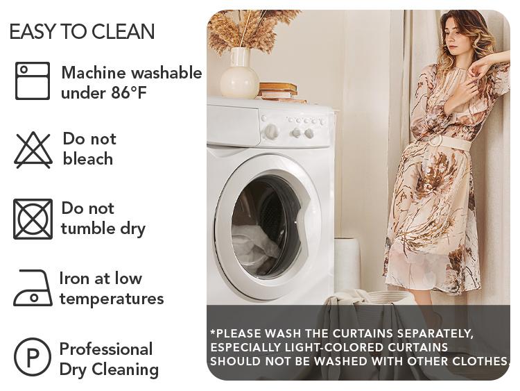 Rod Pocket Plain Curtains for Bedroom 2 Panels -Deconovo Rod Pocket Solid Thermal Insulated Window Curtains for Living Room