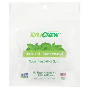 XyliDENT Xylichew, Natural Spearmint, 50 Pieces, 2.29 oz (65 g) XyliDENT Xylichew, Natural Spearmint, 50 Pieces, 2.29 oz (65 g)