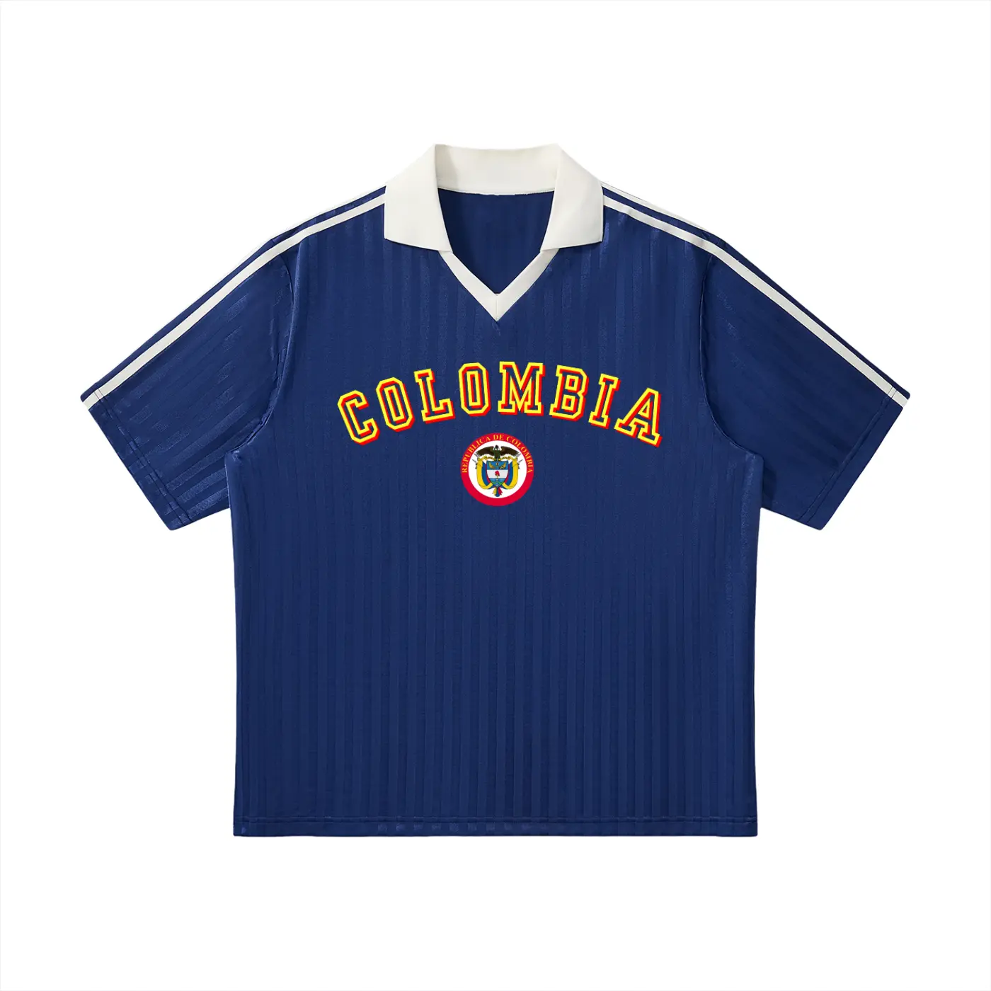 [Made-to-Order] Colombia Soccer Jersey, Retro-Style Fan Top, Colombian Pride Gameday Shirt