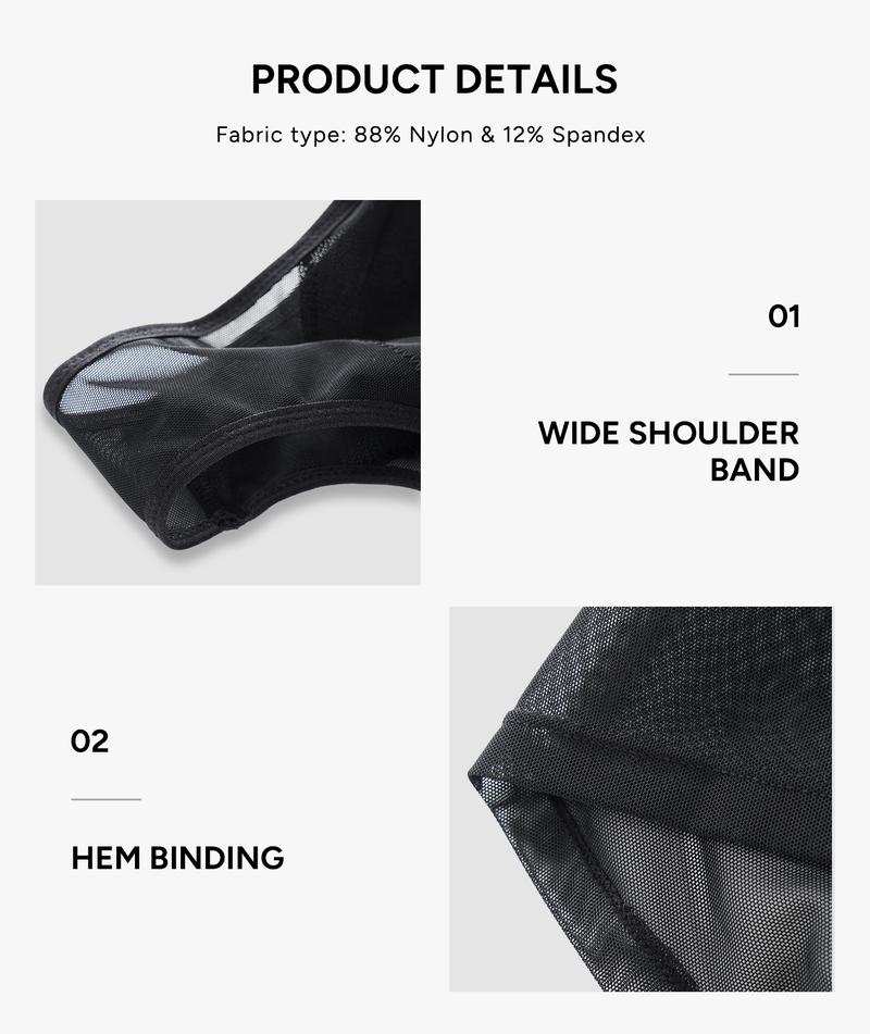 【Nebility】Men’s Mesh Fabric Breathable Compression Shapewear Vest – Slim-Fitting, High Elasticity, Seamless Menswear for Daily Wear Tummy Control