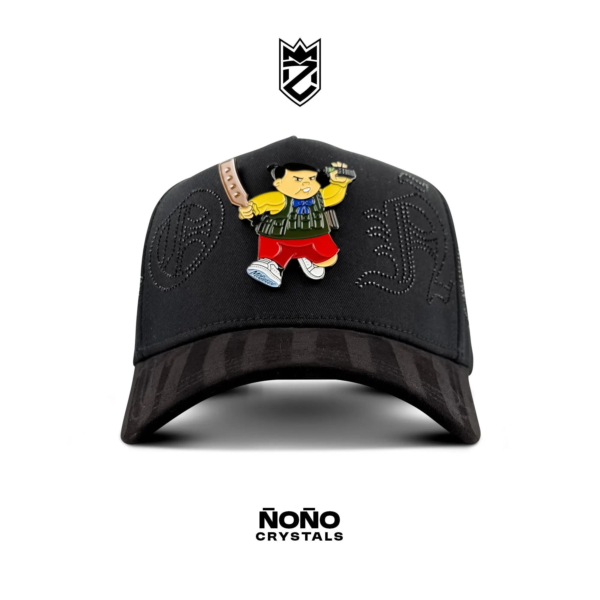 Nono Graphic Adjustable Unisex Trucker Hat - Black Snapback, Custom Embroidered, Print Design, Figure-Flattering Casual Outfits Cap, Fashion Accessory