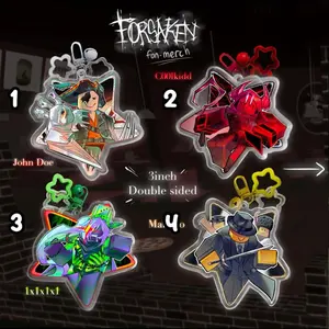 Forsaken keychains: Mafioso/ John Doe/ 1x1x1x1/ C00lkidd