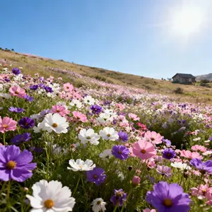 1000 Pcs Mixed-Color Cosmos Flower Seeds, Fast-Growing, Low-Maintenance Blooms for   Outdoor Gardens, Borders & Wildflower Chaos Gardens home planting family garden planter plant