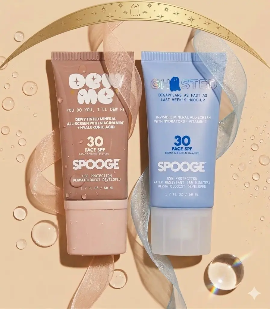 Him + Her Combo - Dew Me + Ghosted Sunscreen Bundle - Mineral SPF Set - Zinc Oxide Broad Spectrum UVA/UVB Face & Body