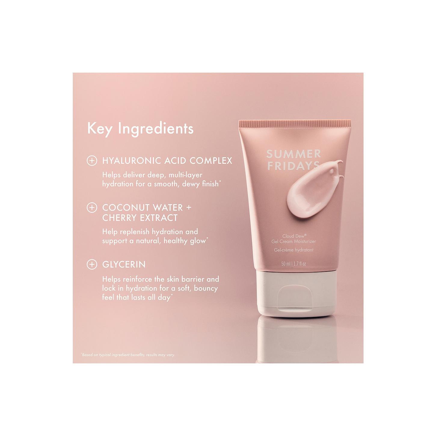 Summer Fridays Mini Cloud Dew Gel Cream Moisturizer