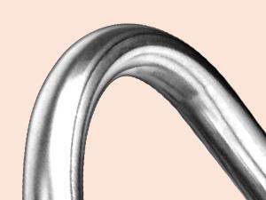 Folding trouser hanger, space-saving, 5-layer design, non-slip hanger, suitable for wardrobe organization and home storage.