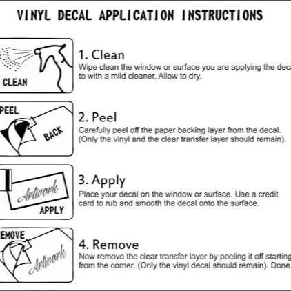 G59 Car Window UV & Weather Proof Vinyl Decal