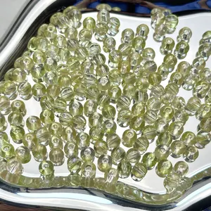 4mm Gold Leaf Glass Beads /50ml