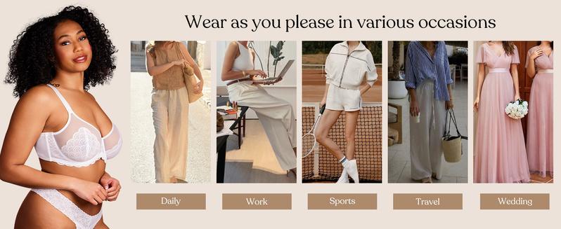 HSIA Mermaid Scales Sexy Lace Plus Size Unlined Underwire Non-padded Full Coverage Minimizer Bra with Back Smoothingfor Women Large Bust HSIA Mermaid Scales Sexy Lace Plus Size Unlined Underwire Non-padded Full Coverage Minimizer Bra with Back Smoothingfor Women Large Bust