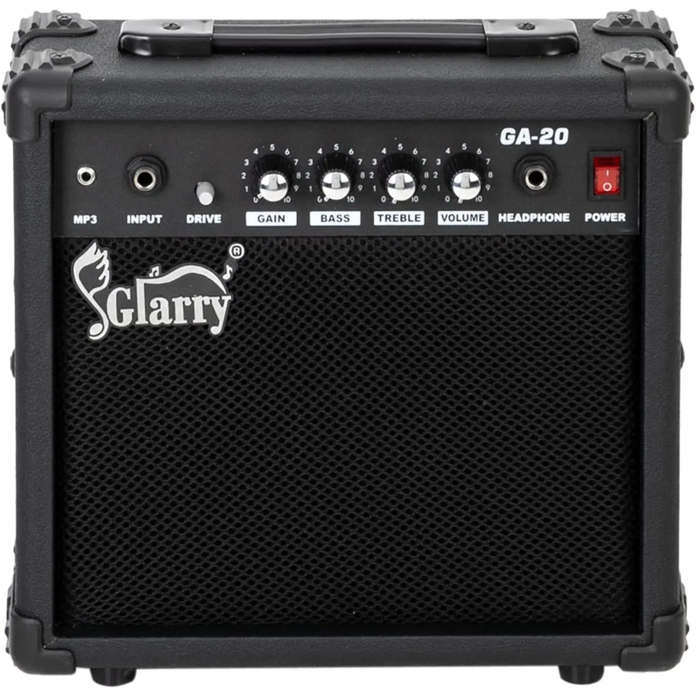 GLARRY Electric Guitar Amp, Portable Guitar Tube Amp with Headphone MP3 Input, 20W Practice Guitar Combo Amplifier Speaker Accessories with Bass, Volume, Treble, and Middle Controls tiktokshopbacktoschool