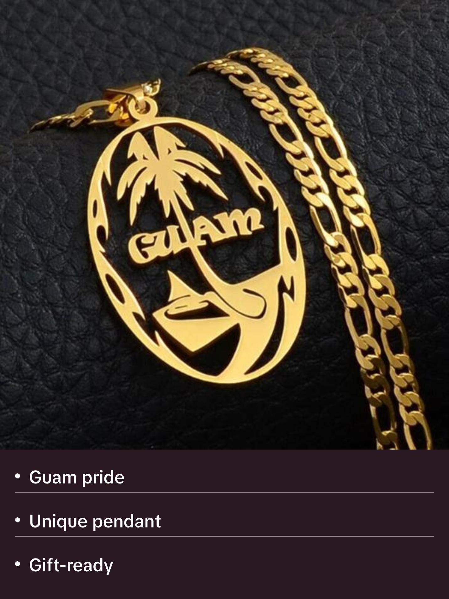Guam Map Necklace, Flag, Jewelry, Pendant, Gifts, Earrings, Tshirt, Charm