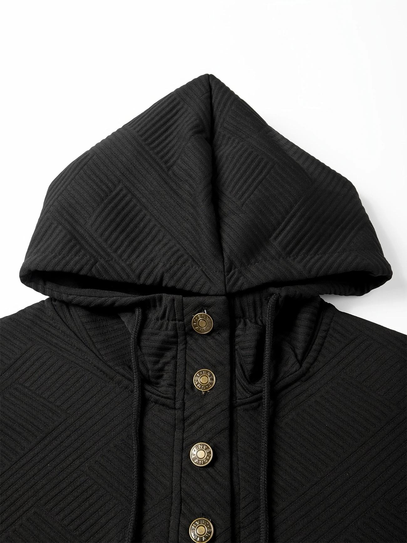 Two-piece sports set with unique button design, elegant and comfortable for daily wear