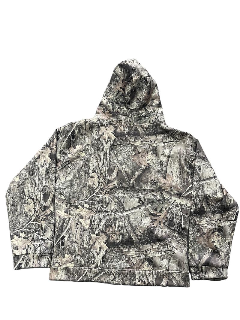 Popular fashion spring/autumn new arrivals: American street style retro camouflage maple leaf hoodies, digital print fashion hooded sweatshirts, men's zippered hooded cardigans.