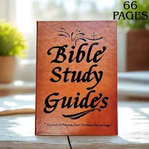 66-pages Bible Study Guide: Compact & Portable Notebook Featuring Summaries of All 66 Books | Ideal for On-the-Go Learning & Devotion