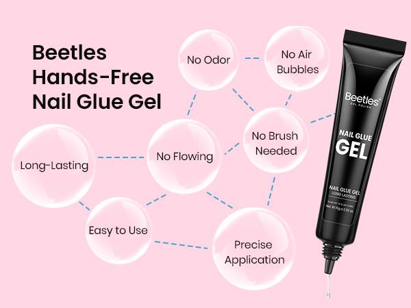 Beetles Tipex Lite Apex Nail Tips Kit 192PCS All in One Kit with UV Nail Glue, Base & Top Coat, Mini Nail Lamp, Nail Clipper & Cuticle Nipper,Pre-Building Pre-Etched Acrylic Tips Kit