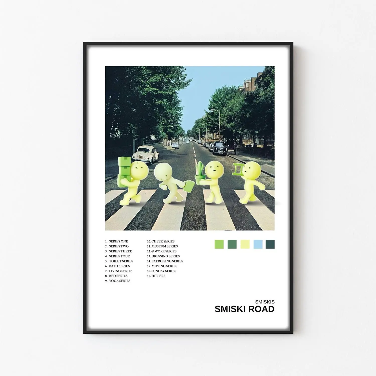 Smiski On The Move Poster - Canvas