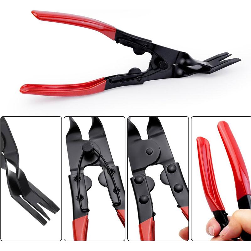 2-in-1 Car Headlight Repair Installation Tool Trim Clip Removal Pliers Van Door Panel Fascia Dash Upholstery Remover Tools Kit Multifunctional pliers