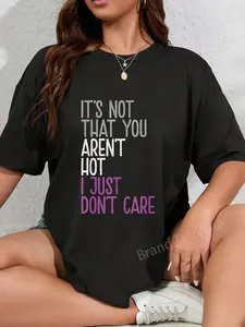 100% Cotton It’s Not That You Aren’t Hot I Just Don’t Care Asexual LGBT T-Shirt