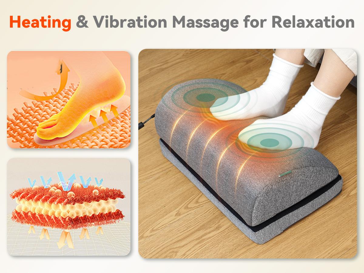 Snailax Vibration Foot Massager with Remote Control: Therapy Device, Full body relaxation, good for Lightweight. This device is easy to use to massage your feet, calves, legs, or waist, eliminating pain and discomfort. Bets Gift for your family.