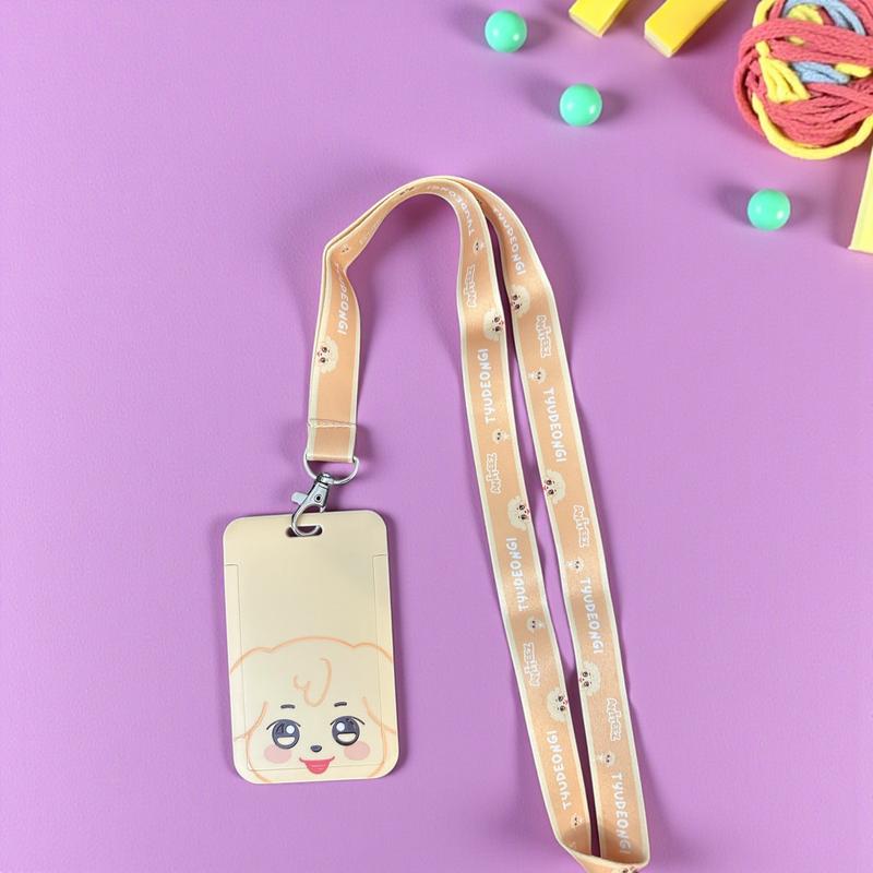 ATZ Photocard Holder with lanyard, Ateezzz Kpop Photocard Holder, Aniteez Keychain, Card Holder keychain