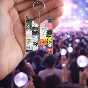 OT7 Logo Keychain, OT7 Merch for Fan, Concert Outfit Accessories Decoration, World Tour Outfit Merch 454859
