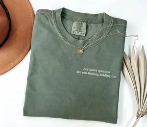 Hey Quick Question Are You Kidding Me Shirt, Soft Cotton Unisex Gift, Gift for Him or Her, Unisex Stylish Top