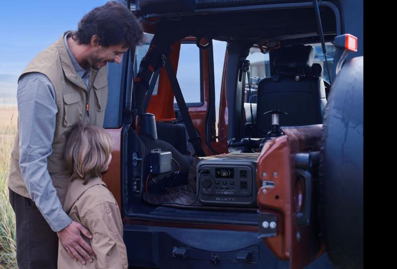 BLUETTI Elite 30 V2 Portable Solar Generator 288Wh Battery 600W AC Output 9 Ports for Camping & Backup Power Station