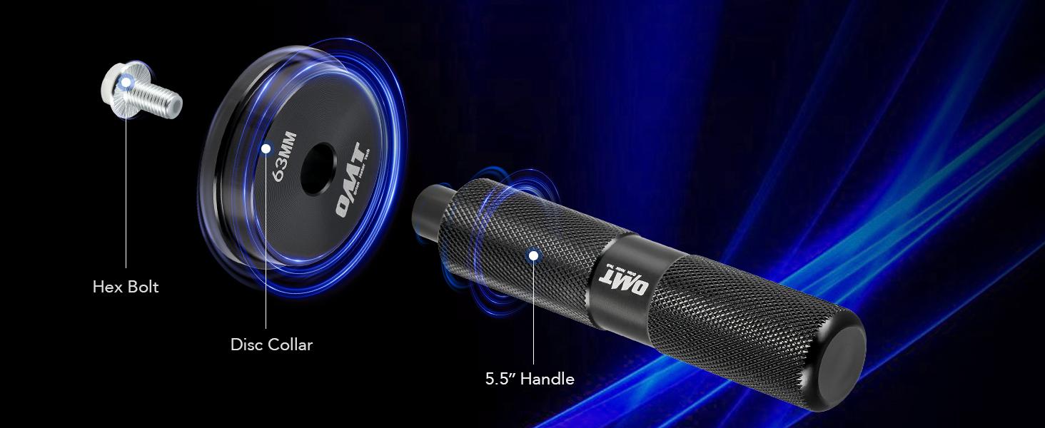 OMT Bearing Press Kit,10pc Bearing Race and Seal Driver Set with Seal Driver and 9 Bearing Adapters,Seal Installer Bearing Driver Kit for Bearing Installation, 39.5-81mm Silver/Black/Multicolor, Limited Time Deal,for Automotive Wheel Hubs