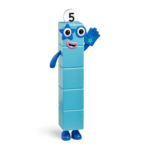 hand2mind Numberblocks Friends One to Five Figures, Cartoon Action Figure Set, Toy Figures, Play Figure Playsets, Small Figurines for Kids, Number Toys, Math Toys for Kids 3-5, Birthday Gifts for Kids