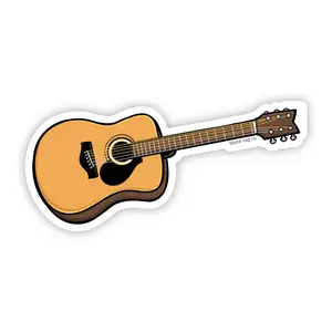 Blank Tag Co.® Waterproof Sticker - Guitar