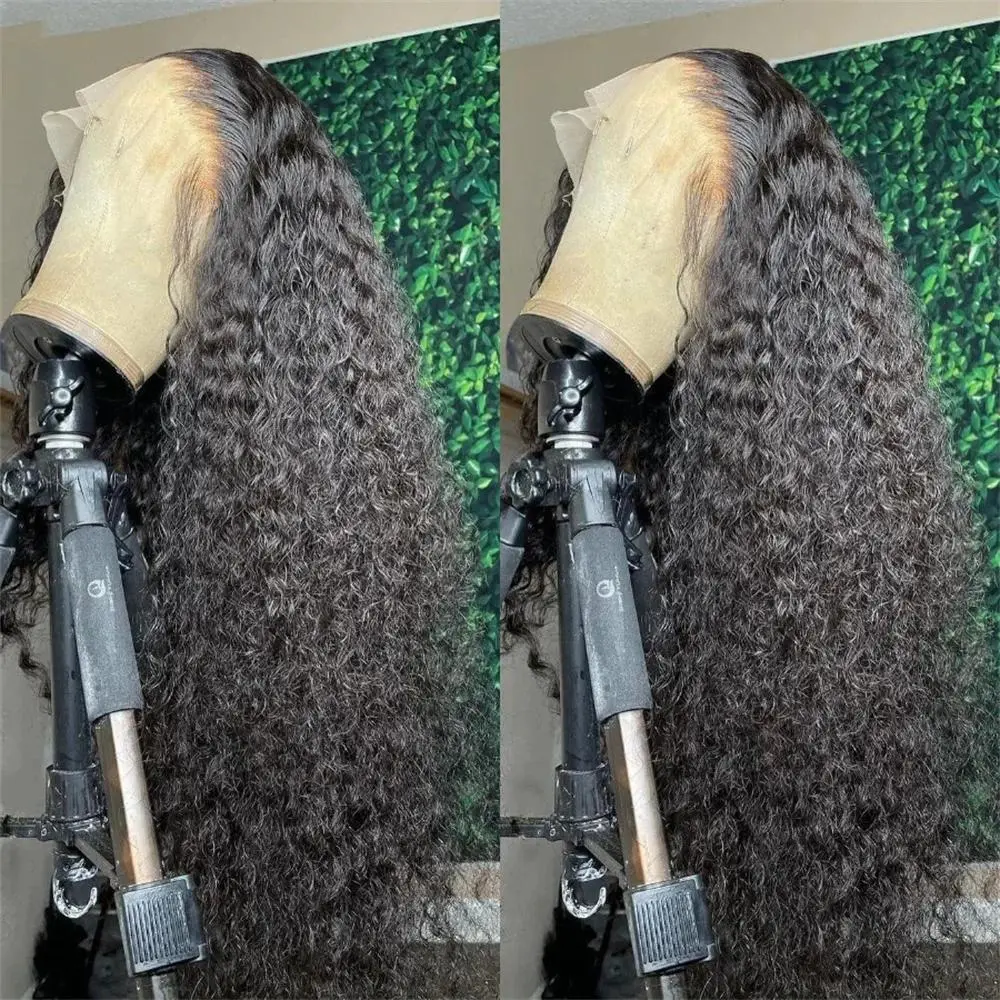 Bling Hair Clearance Sale 13x4 13x6 HD Transparent Lace Wig Deep Wave Brazilian Human Hair Lace Frontal Wig for Women Curly Pre Plucked 30 32 Inches 180% Natural Hairline #TikTokShopBackToSchool #SoHoChic